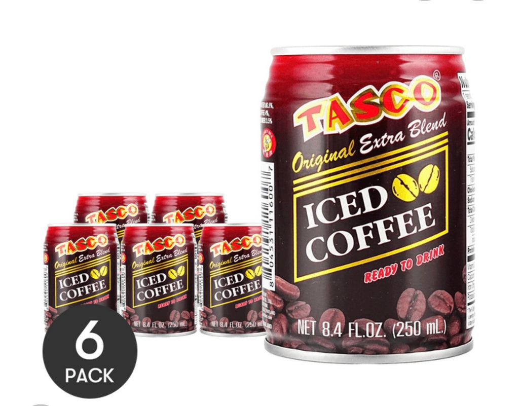 6 pack Tasco instant Iced Coffee