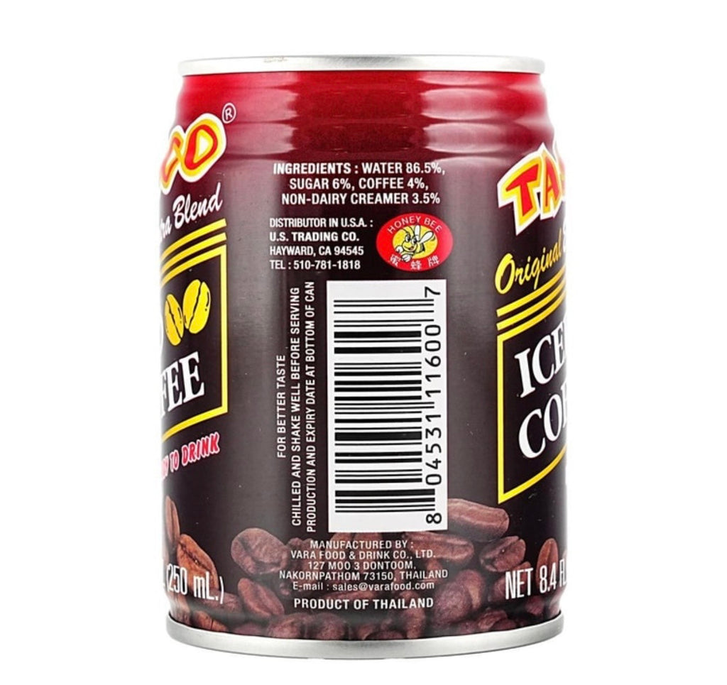 6 pack Tasco instant Iced Coffee